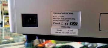 Электрическая круглопереплетная машина DSB CB 200e