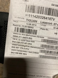 фото thumb №4, Vw tiguan lift обшивка задняя 5n0839113ae 5n0839114ae