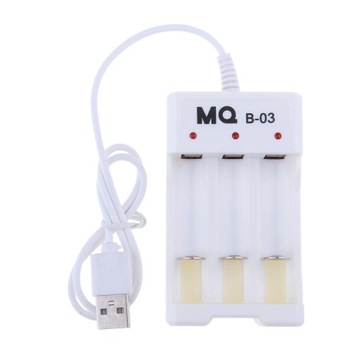 Зарядное устройство для аккумуляторов 2xMQ с 3 слотами AA AAA