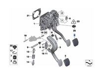 фото thumb №15, Накладка педалі bmw e81 e32 e34 e38 e39 e46 e36