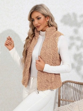 ЖИЛЕТ TEDDY BEAR С ВОРОТНИКОМ-СТОЙКОЙ ХАКИ NOLESS XS 34