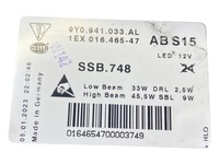 фото thumb №9, Porsche cayenne 3 фара лампа 9y0941033al