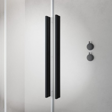 Шторка для ванны 120 Furo Black PND II (10109638-