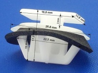 фото thumb №2, 10x mazda 6 mpv rx-8 клипсы fi 20 заглушки накладки порога порог