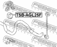фото thumb №6, Резиновый элемент втулка стабилизатора перед lexus rx 300 350