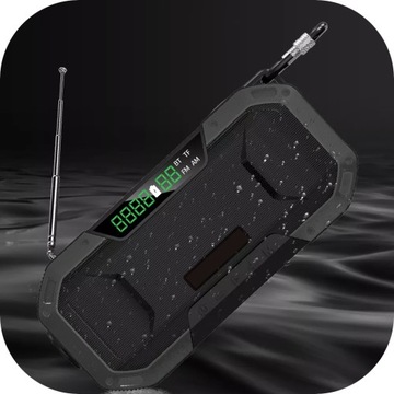 СОЛНЕЧНАЯ FM-РАДИО ЗАВОДНОЙ ФОНАРЬ ПИТАНИЕ БАНК USB SOS