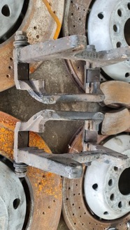 фото thumb №14, Гальма супорт диск захист гальмівні колодки rs6 c5 унікат