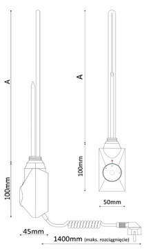 ASTIBI 600W ЧЕРНЫЙ ЭЛЕКТРИЧЕСКИЙ НАГРЕВАТЕЛЬ