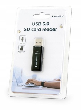 Устройство чтения карт памяти Gembird USB3.0 MMC SD microSD