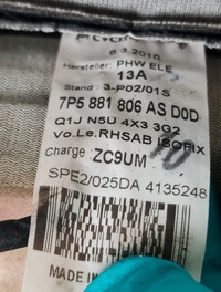 фото thumb №9, Спинка сиденье правое porsche cayenne ii 7p5