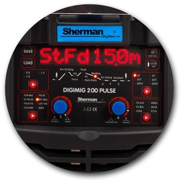 Комплект SHERMAN DIGIMIG 200 PULSE TIG MMA 230V