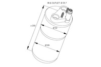 фото thumb №1, Nrf осушитель кондиционера renault espace iv laguna ii vel satis