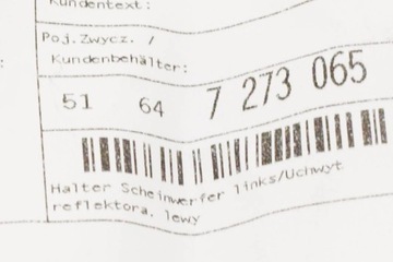 фото thumb №7, Bmw 1 f21 переднее левый держатель потолок 5164 новый оригинальный 7273065