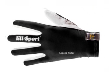 LillSport Roller Черные перчатки для катания на роликовых лыжах, размер 5