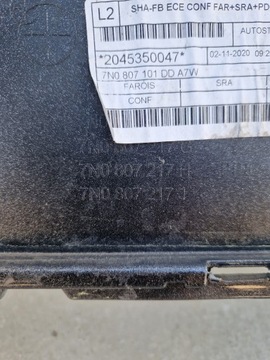 фото thumb №11, Vw sharan 7n0 ii бампер перед pdc ксенон решётка радиатора