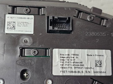 фото thumb №6, Спидометр манометр приборы ford focus mk3 iii grand c-max mk2 f1et-10849-bls