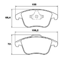 фото thumb №8, Тормозные колодки тормозные перед ford mondeo mk4 s-max galaxy volvo s60 v60 v70 s80