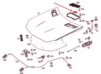 Mercedes-benz slk r172 кришка капот a1728800105 оригінальна Київ, фото thumb