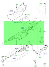 фото thumb №9, Оригінальна трансмісія кермова рейка рульова range rover evoque lr142570