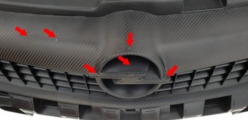 Opel Vectra C / Signum LIFT решетка-заглушка - SET черный матовый тюнинг
