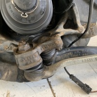 Подвеска перед левое поворотный кулак приводной вал амортизатор bmw x3 f25 рестайлинг  3.0d 14r Недорого, фото thumb