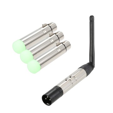 DMX512 4 шт. передатчик-приемник комплект портативный 2,4G ISM беспроводной