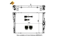 Радиатор двигателя nrf 56129 радиатор, система охлаждение двигателя Киев, фото thumb