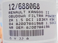 фото thumb №8, Kangoo ii корпус фільтра повітря 8200788196b 1,5dci 8200612290