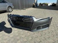 фото thumb №7, Audi a4 b9 8w бампер перед переднее 6xpdc lx7r комплектный хороший 15-19r.