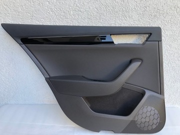 фото thumb №1, Боковина дверь обивка левый зад skoda 3v9867023an