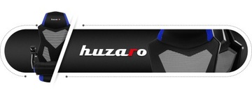 Игровое кресло Gamer, подставка для ног, регулируемая спинка, Huzaro Combat 3.0 Blue