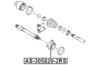 Febest подшипник вала приводного ford focus cak 1998-2005 европа Цена, фото thumb