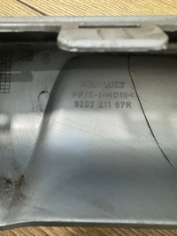 фото thumb №8, Dacia sandero stepway ii lift 2016- накладка бампера перед 620721167r