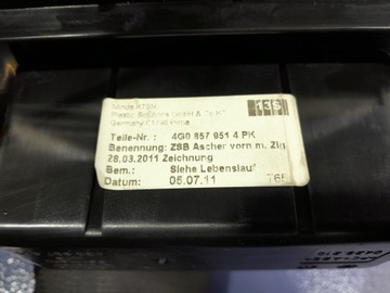 фото thumb №6, Audi a6 c7 попільничка бардачок 4g0857951