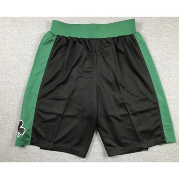 Мужские баскетбольные шорты с вышивкой Boston Celtics, черные, XXL