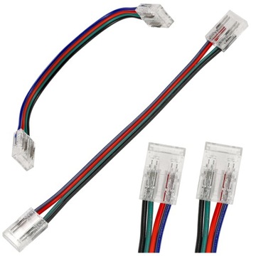 Разъем натощак для ленты RGB 4 Pins 10 -мм защелки