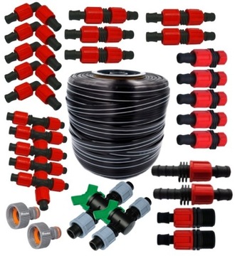 T-TAPE LINE DRIPPER TAPE 10 см 500 м + СОЕДИНИТЕЛИ