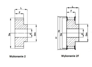 Koło zębate 21 T5/26/2F do pasa szerokości 10mm