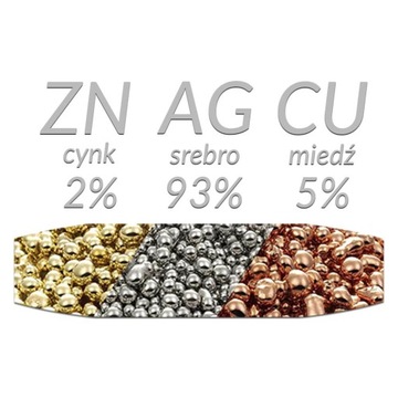 Łańcuszek srebrny dla mężczyzny pozłacany 60cm