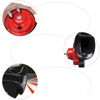 фото thumb №10, Клаксон автомобильный червяк сигнал звуковой dwutonowy 12v 300db красный