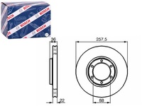 фото thumb №1, Тормозные диски тормозные 2szt. перед isuzu gemini trooper i opel campo