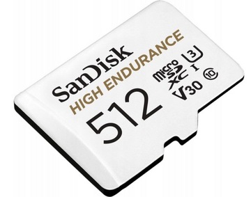 Karta micro SD 512GB SANDISK High Endurance microSDXC 512GB V30
