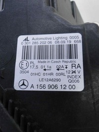 фото thumb №11, Mercedes gla x156 156 lift лампа обычная h7 правая