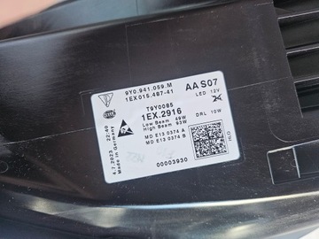фото thumb №9, Porsche cayenne 9y0 рестайлінг повний led ліва права ідеальна 9y0941060m 9y0941059m