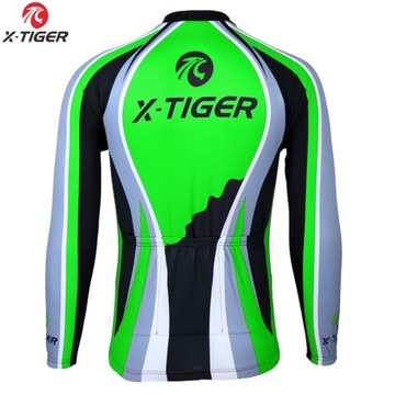 Bluzy Męskie Na Rower Ocieplane Zimowe Termoaktywne Długi Rękaw X-Tiger 3XL