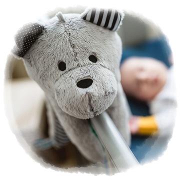 Сенсорный плюшевый мишка Whisbear, арбуз