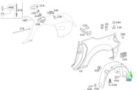 Купить Mercedes-benz slk r171 подкрылок задние левая a1716901730, фото thumb