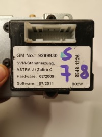 фото thumb №1, Opel zafira c astra j модуль блок керування webasto 9269930