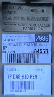 фото thumb №6, Dacia duster ii lift 2024r панель приладів приладова консоль