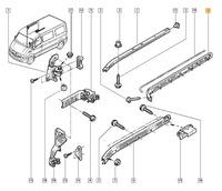 фото thumb №6, Направляющая направляющая дверь боковых renault master ii